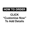 K Smart Sign A6 Printed Wheelie Bin Stickers with Number
