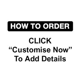 K Smart Sign A6 Printed Wheelie Bin Stickers with Number and Street Name Vinyl - Set of 4