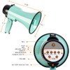 HornPro Portable Megaphone Speaker Siren PA Bullhorn - Compact and