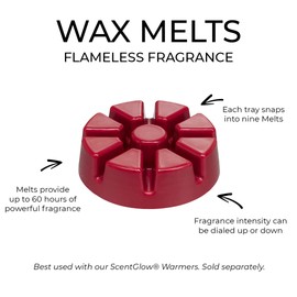 PartyLite After Dark™ Cashmere Cassis Scent Plus® Wax Melts - Lasts Up to 60 Hours - Alluring Jasmine, Iris & Rose Petals with Ripe Orchard Fruits, Patchouli & Sandalwood