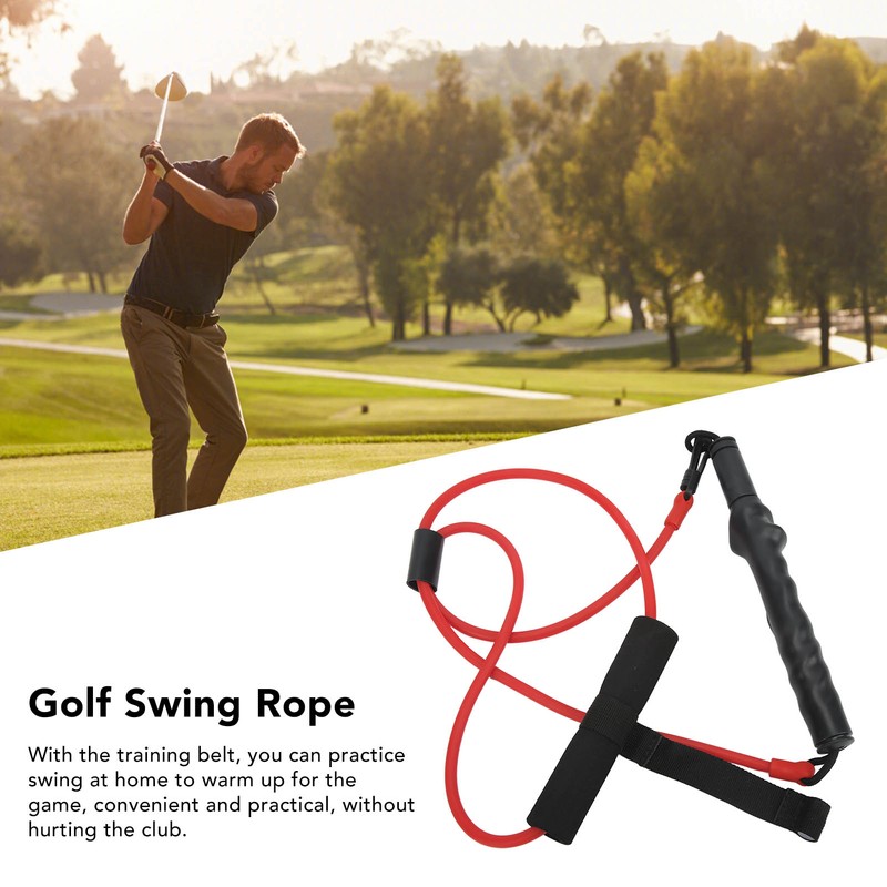 Golf Swing Training Rope Training Aids Resistance Band Golf Swing