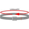 SK11 SB-S50DX Lightweight Slide Buckle Belt, 2.0 x 51.2 inches
