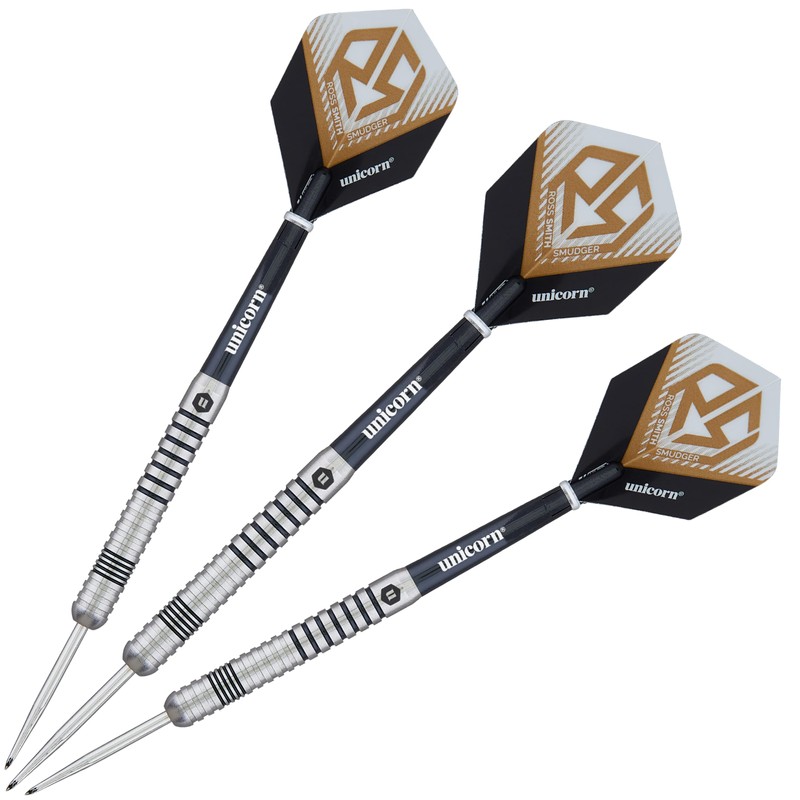 Unicorn Unisex Ross 'Smudger' Smith Set Of Darts, Black &