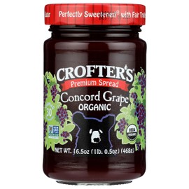 Crofters Organic Concord Grape Premium Spread, 16.5 Oz Jar