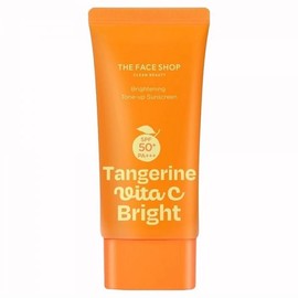 The Face Shop/Tangerine/Brightening/Tone Up/Sunscreen Cream/SPF50+/PA+++/50ml/1Pc