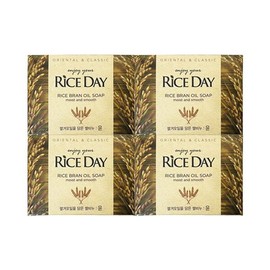 Rice Day Yoon Soap 100g 4-pack / Facial Soap / 라이스데이 윤 비누 100g 4입 /세안비누