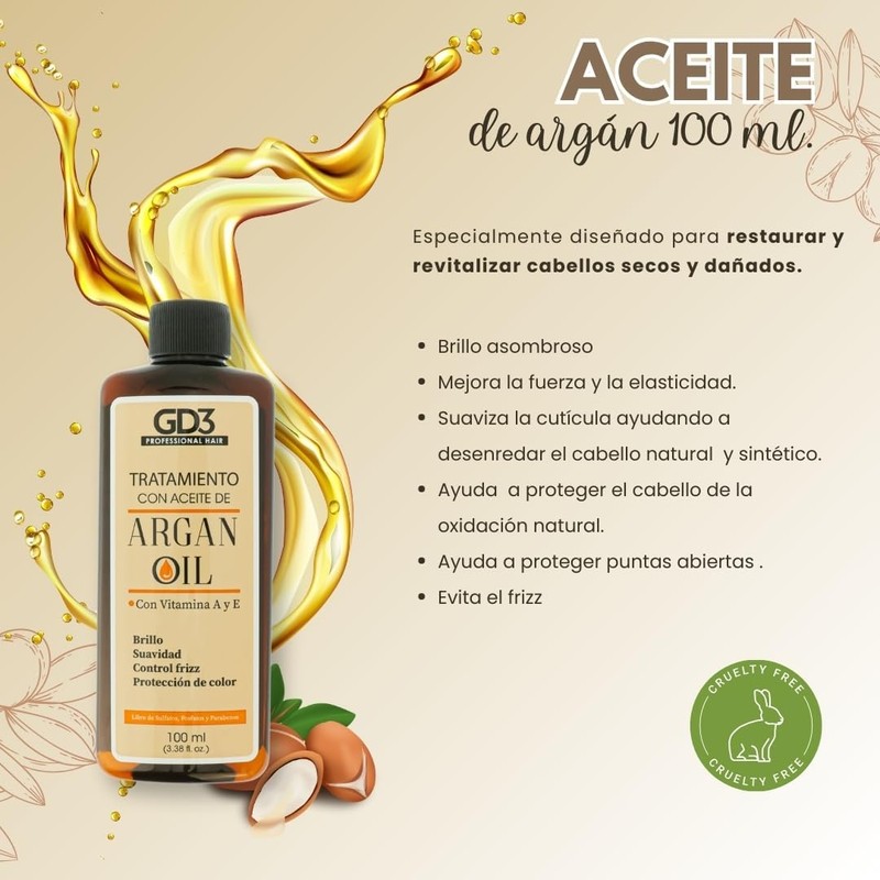 GD3 Tratamiento con Aceite de Argán 100 ml