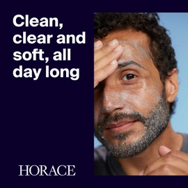 HORACE Face Cleanser for Men - Purifying Gel Against Excess Sebum - Gentle Skincare for All Skin Types - Unscented, 200 ml
