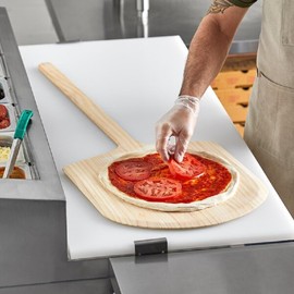 TrueCraftware- 16" x 18" Wooden Pizza Peel 42" Overall Length- Pizza Spatula Paddle Pizza Turning Peel with Long Handle Pizza Oven Accessories Pizza Tools for Family Pizza Oven Baking Pizza Dough
