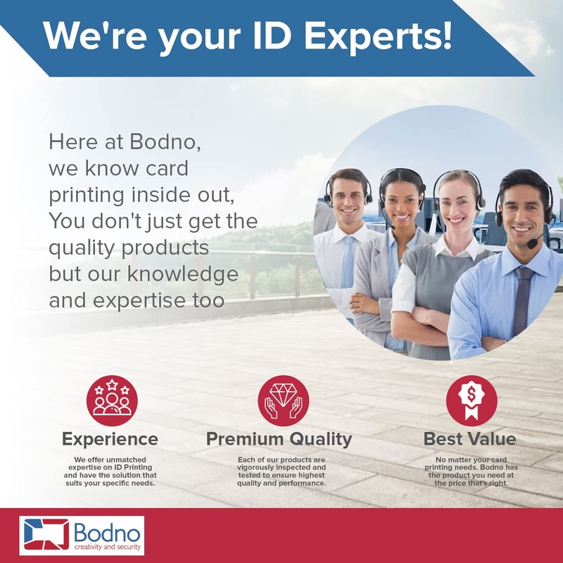 400 Pack - Bodno Premium CR80 30 Mil Graphic Quality