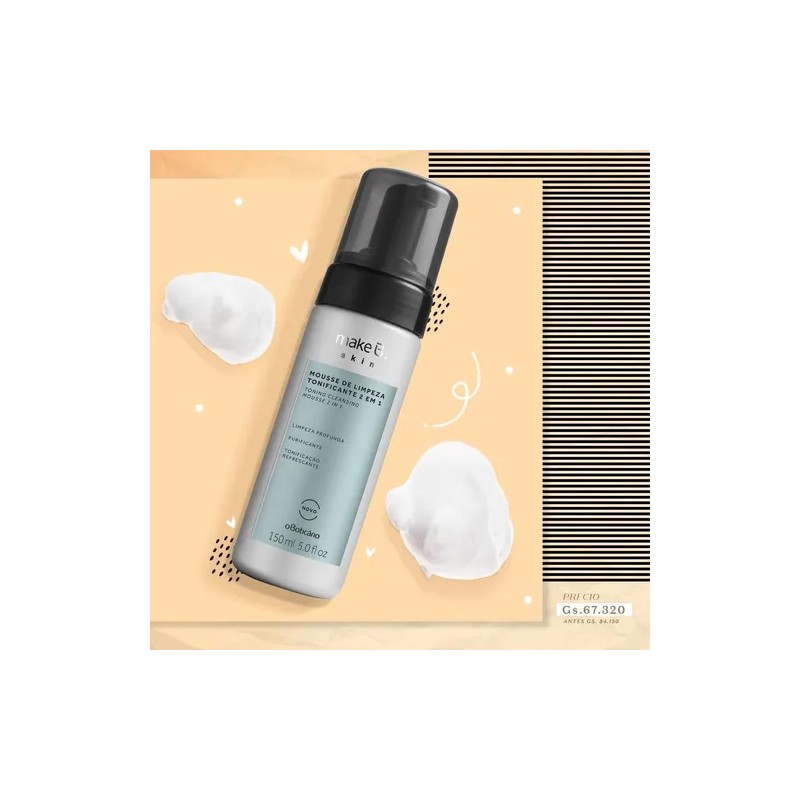 Make B Espuma Facial Limpiadora Tonificante 2 En 1 150ml