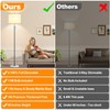 【Upgraded】 Dimmable Floor Lamp for Living Room, 11W LED Bulb