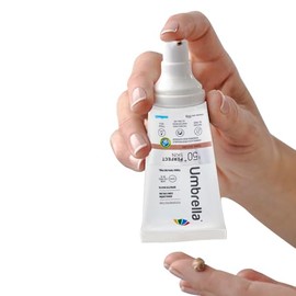 Umbrella Perfect Skin tono oscuro | base fluida con Foto protector solar facial SPF 50+ | corrector de imperfecciones de la piel | todo tipo de piel (Normal-seca, Mixta-grasa) | color EFECTO MATE | water Resitand | UVA/UVB, IR-A; UV-HEV | tubo con 50gr.