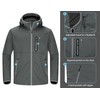 Little Donkey Andy Men's Lightweight Hooded Softshell Jacket for Running