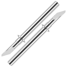 2 Pack Deep Cut Blade CABLDF1 for Brother ScanNCut, ScanNCut2, ScanNCut DX and DesignNCut, Using Higher Strength Tungsten Steel Material,Cut Including Foam and Balsa Wood, Silver