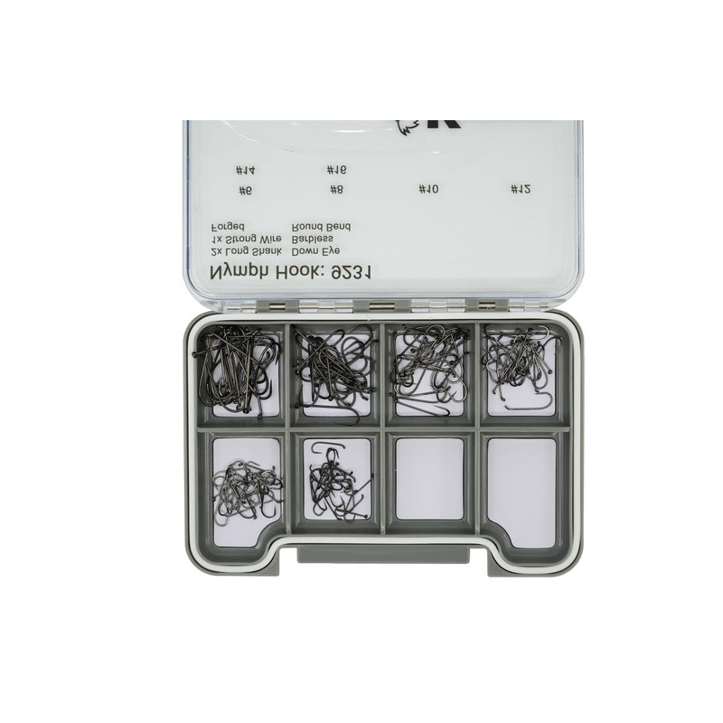 Kingfisher Fly Fishing Standard Nymph Fly Tying Hook Barbless