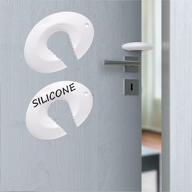 Silicone Door Pinch Guard 2-Pack – Baby Proofing Door Slam Stopper, Door Stopper for Kids Safety, Baby Proof Door Stopper