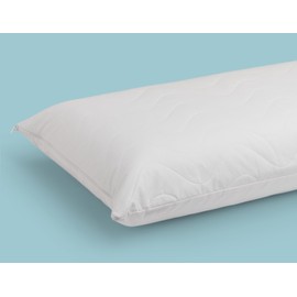 Mediflow Quilted Pillow Protector: Zippered Protection from Dust and Allergens, Adds a Layer of Luxury and Comfort