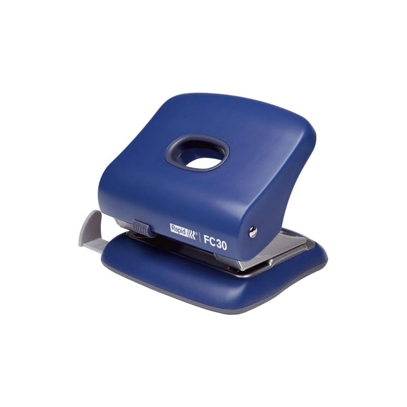 Rapid 23639402 FC30 2 Hole Punch - Aqua Blue