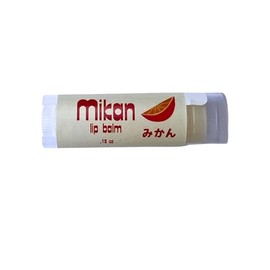 IPPINKA Bálsamo Labial Cítrico Mikan: Con Manteca De Karité, Aceite De Ricino, Aceite De Girasol Y Vitamina E. Elaborado Artesanalmente En Lotes Peque