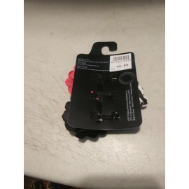 Unbranded Satin Flower Hair Clips - Lot of 3 Barrettes (1 package) - Black Pink Zebra