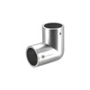 sourcing map Rail Elbow Fitting 90 Degree 2-Way Zinc Alloy