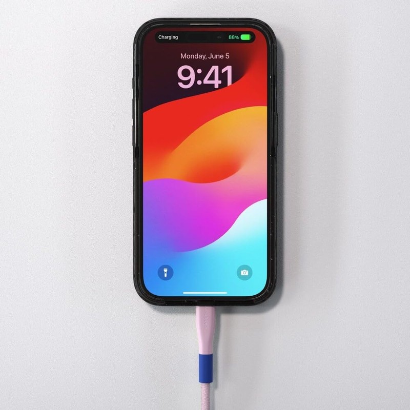 CASETiFY Powerthru USB-C to USB-C Cable (1m/3.3ft) - pop-Block