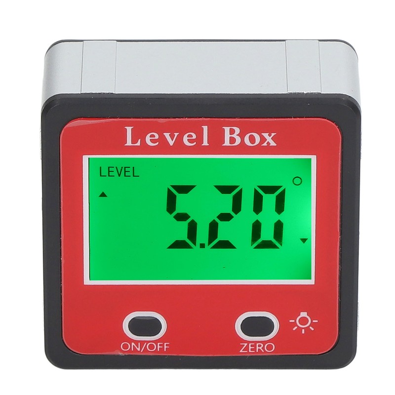 Digital Level Box LCD Display Angle Finder High Accuracy Inclinometer
