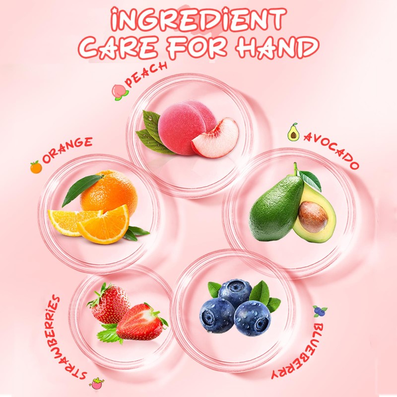 10 Pack Hand Cream Set, Natural Fruit Scent, Travel Size,