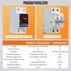 PJERJZN Adjustable Intelligent Circuit Breaker with LCD Display - Surge
