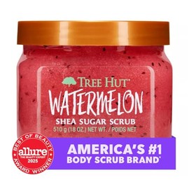 TREE HUT, Watermelon Shea Sugar Scrub, Exfoliante Corporal de Azúcar Natural con Manteca de Karité y Esencia de Sandía, Exfolia e Hidrata la Piel, 510