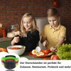 Eierschneider, 4 in 1 Eierschneider für Schneiden von Gekochten Eiern,