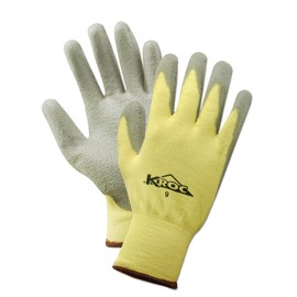 MAGID K-ROC ANSI A2 Para-Aramid Blend PU Palm Coated Work Gloves, 12 Pairs, KEV4327