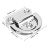 4 Sets Marine Grade Folding Pad Eye 316 Stainless Steel