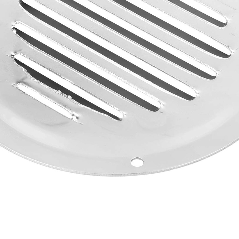 X AUTOHAUX 2pcs 4 Inch Round Marine Boat Louvered Ventilation