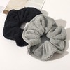 Ivyu Microfiber Hair Drying Scrunchies Towel Fiber - Buns Large