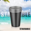 10 Packs Stainless Steel Cups Unbreakable 12 oz Metal Cup