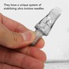 10pcs Shading Cartridge Needle Professional Stainless Steel Disposable Flat Blade