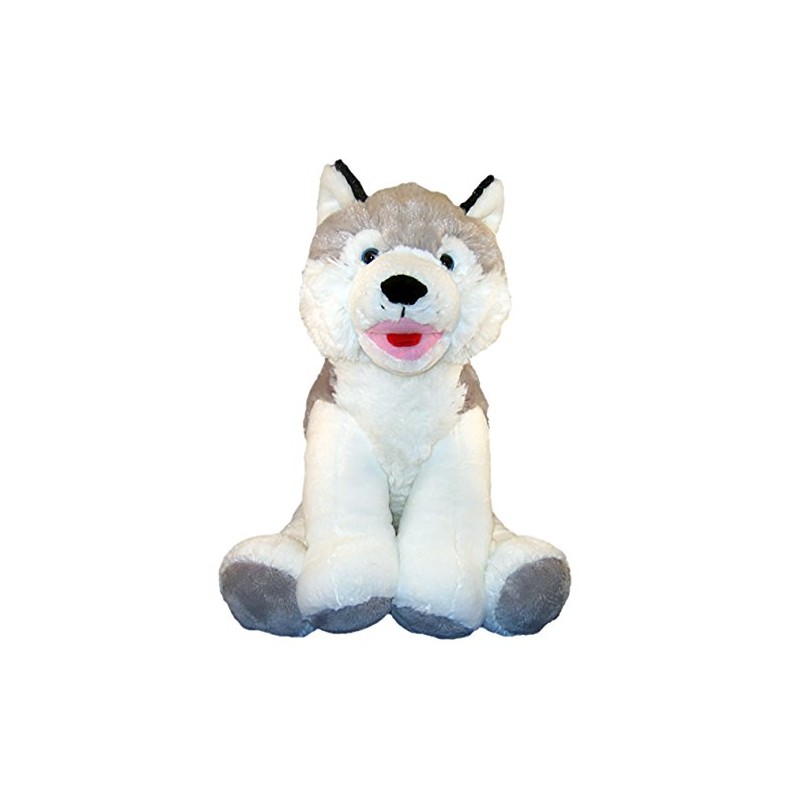 Cuddly Soft 16 inch Stuffed Husky...We Stuff 'em...You Love 'em!