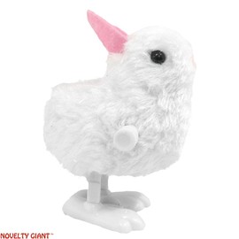 NOVELTY GIANT WWW.NOVELTYGIANT.COM 2 Wind Up Hopping Bunny Easter Egg White Baby Bunny