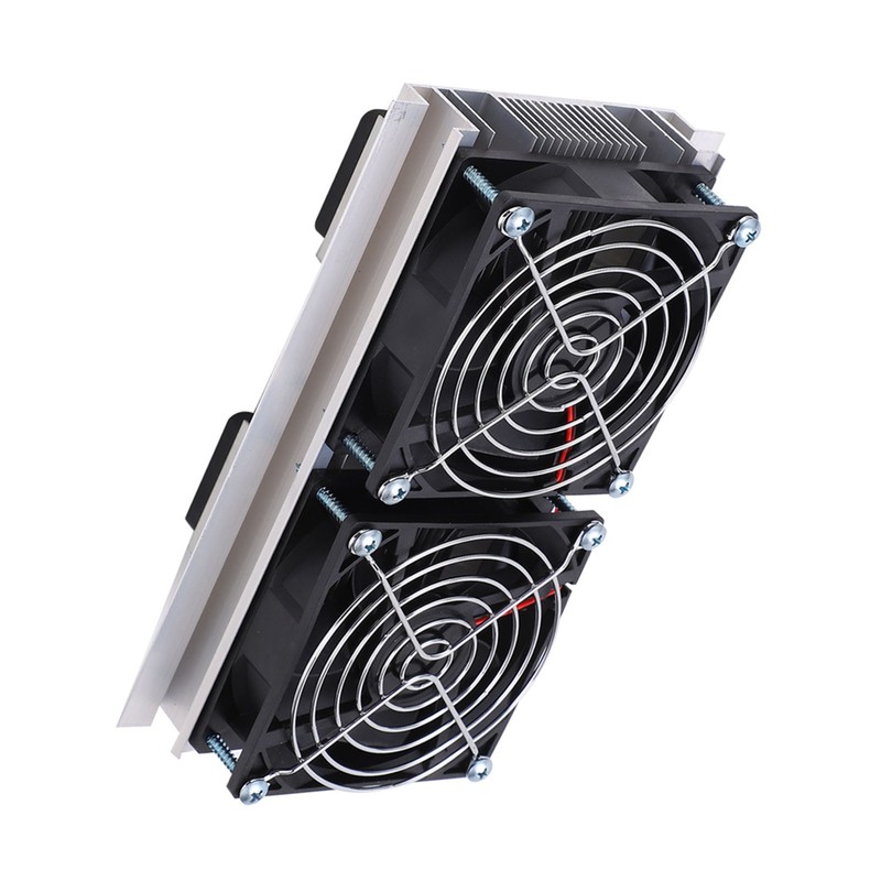 Thermoelectric Refrigeration Cooling System 2‑Core Semiconductor Cooler Air Conditioning DC12V