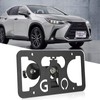 No Drill Front Bumper License Plate Mount Compatible with Lexus