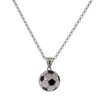 LUCKMAN Collar Hombre de Balón de Fútbol Soccer, Cadena con