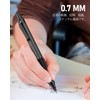 Four Candies 0.7mm Metal Mechanical Pencils Set with Case, 3