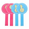 Gatuida Pack of 4 Thumb High Voting Paddles for Interactive
