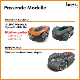 BEOS® Premium Robotic Lawnmower Tuning - Blade Plate for 6 x Blades - Fibreglass Reinforced Blade Disc - Diameter 180 mm - Turntable Compatible with Gardena Minimo & Husqvarna Automower Aspire