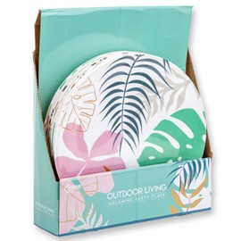 VFM - Tropical Melamine 11" Plate pack of 6 - Outdoor Living