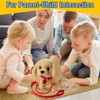 KSABVAIA Plush Golden Retriever Toy Puppy Electronic Interactive Dog -