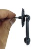 MuDuJia 10-Pack Antique Black Vintage Look Drawer Pulls 2.2" Diameter