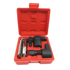 NOTISH 5PCS Automotive O2 Oxygen Sensor Socket Set Wrench Remover Tool and Thread Chaser Tool Set